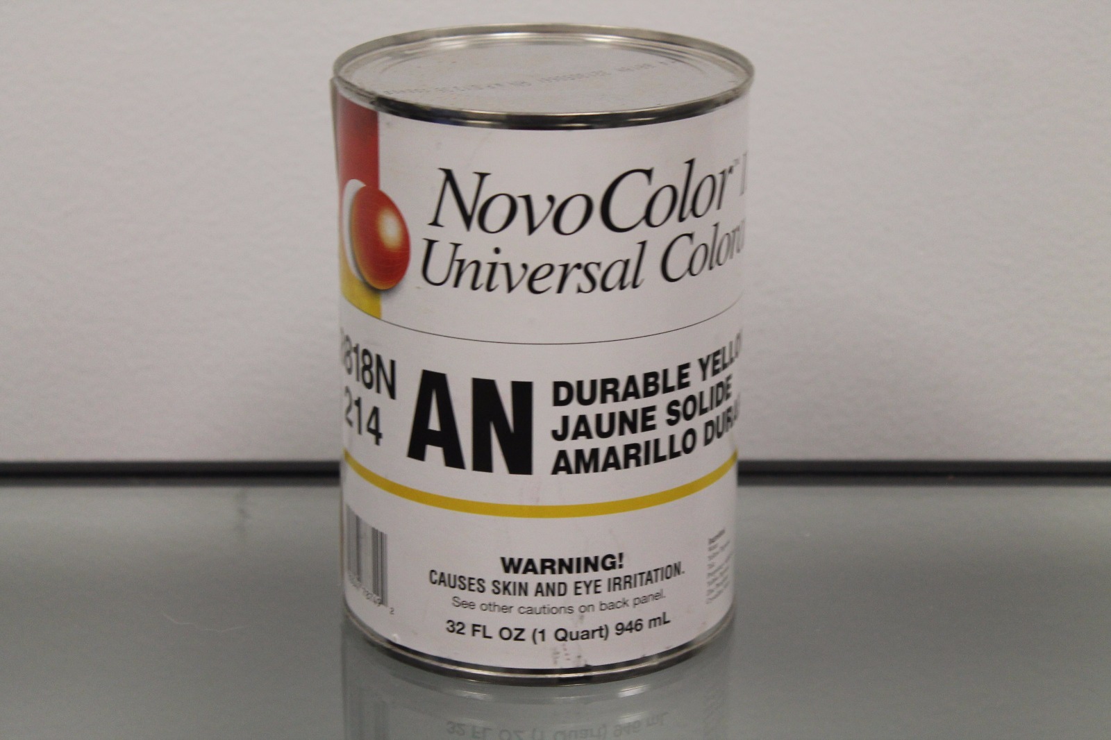 Universal Colorant And Tint AN Durable Yellow Novo Color II 32 Oz Quart 8818N214