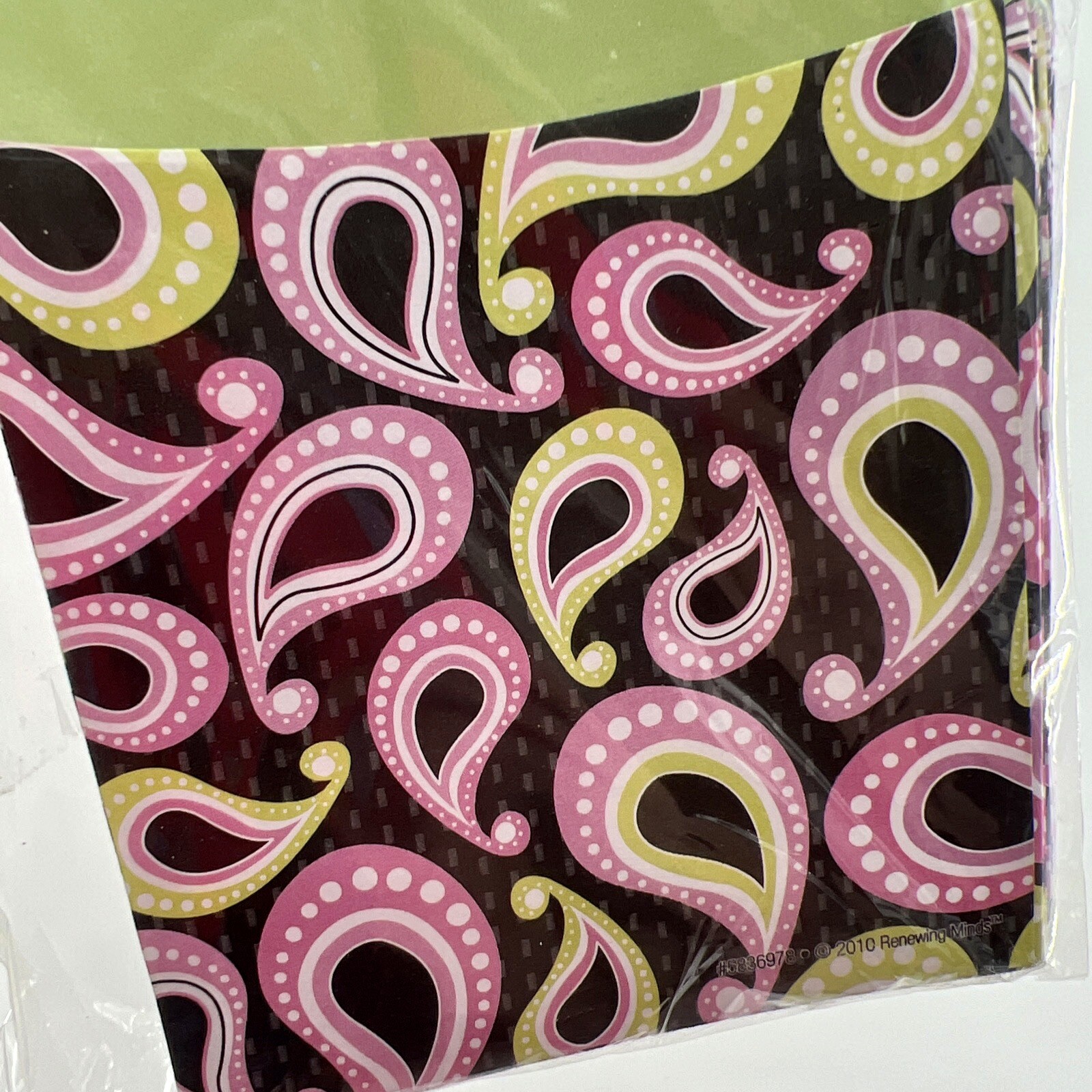 Teacher Library Pockets Paisley Self Adhesive 25 Count Renewing Minds Behavior