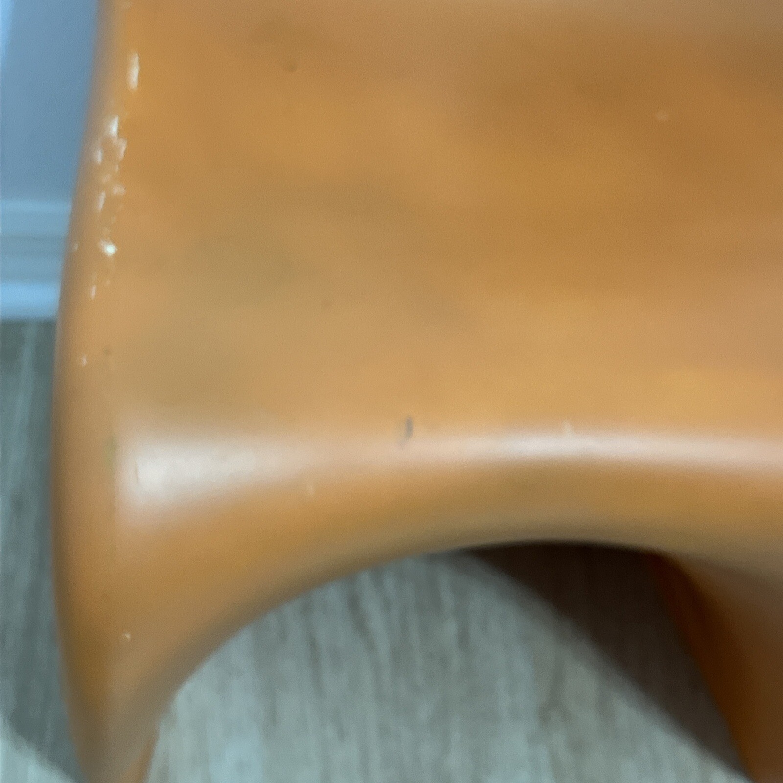 Panton Chair in Orange by Verner Panton for Vitra / Herman Miller, 1960s