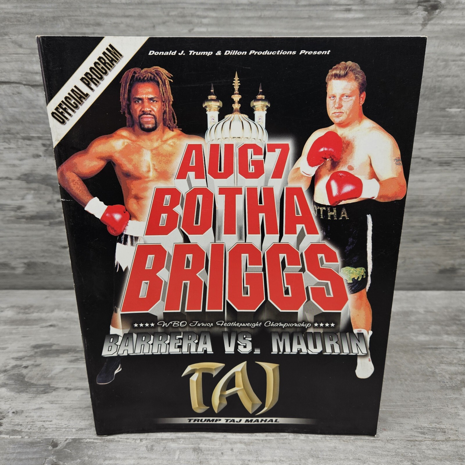 Francois Botha vs Shannon Briggs Boxing Program Onsite August 7th 1999