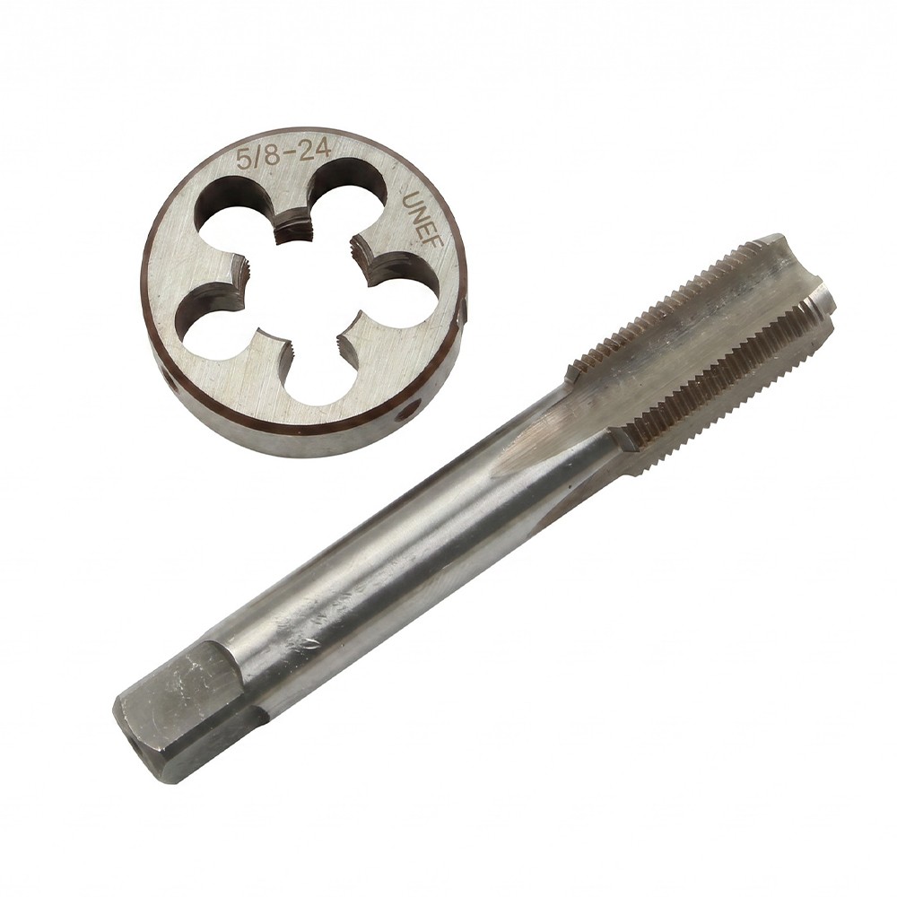 5/8"-24 Tap and Die Set UNF HSS Threading Gunsmithing 5/8" x 24