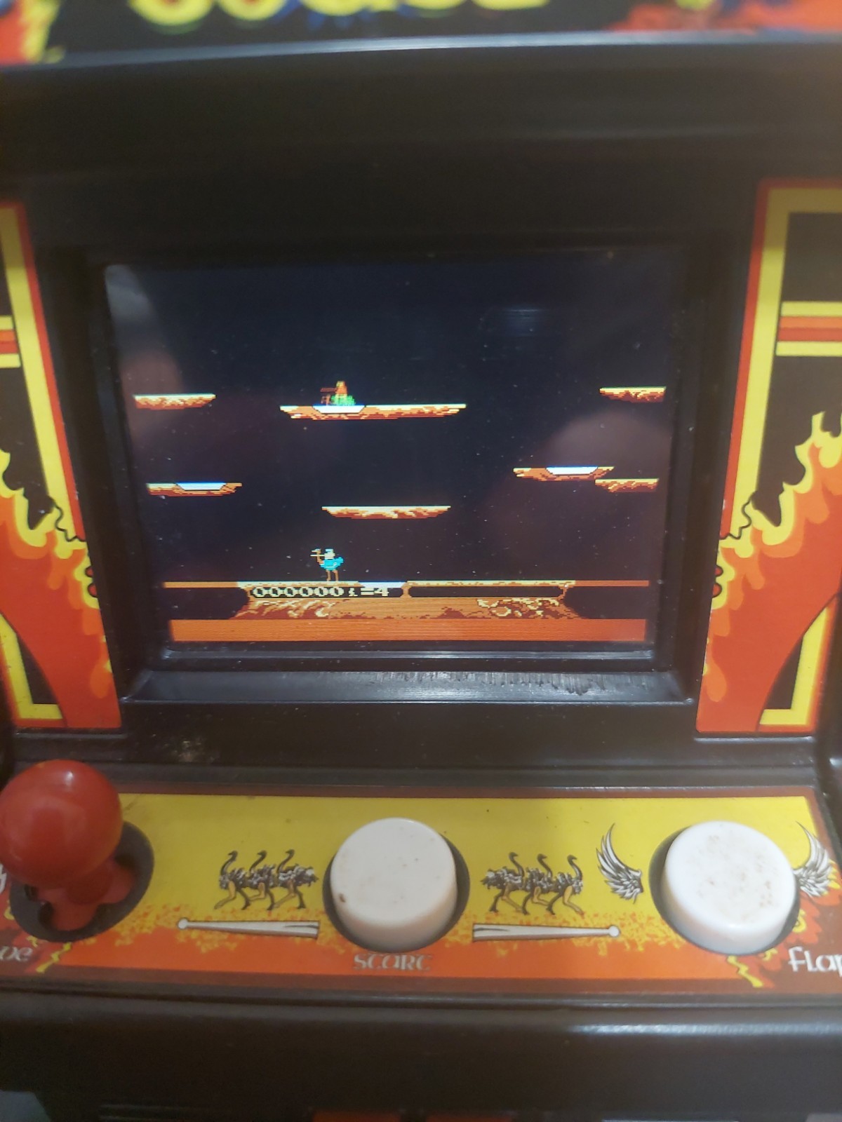 JOUST Arcade Classics Midway Mini Arcade Machine Handheld Retro Game TESTED
