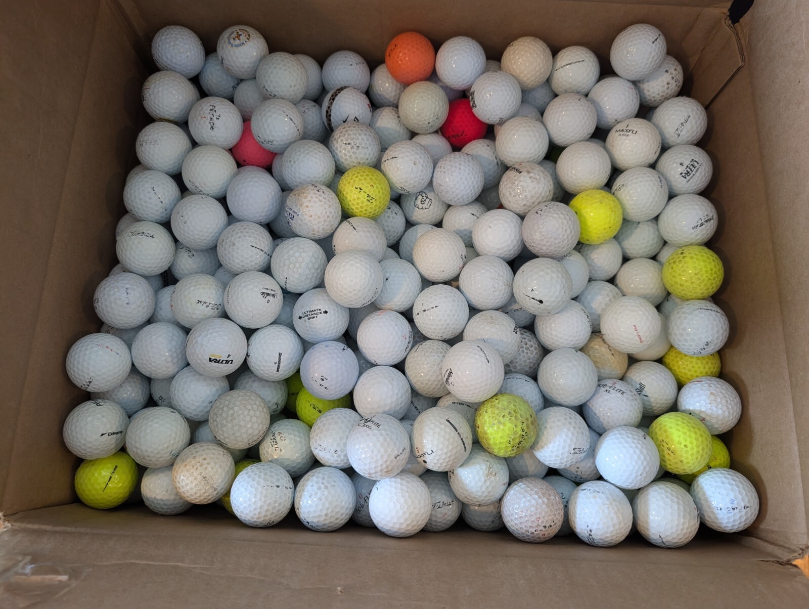 600 D Grade Used Range Balls for Practice Shag Golf Ball