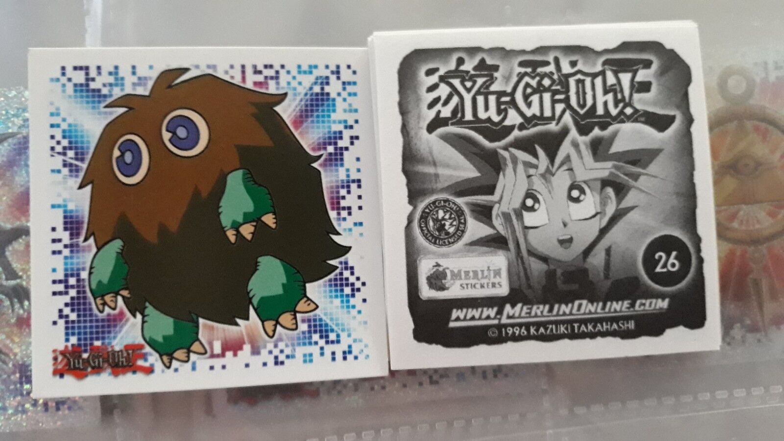 yugioh yu gi oh merlin stickers n 26