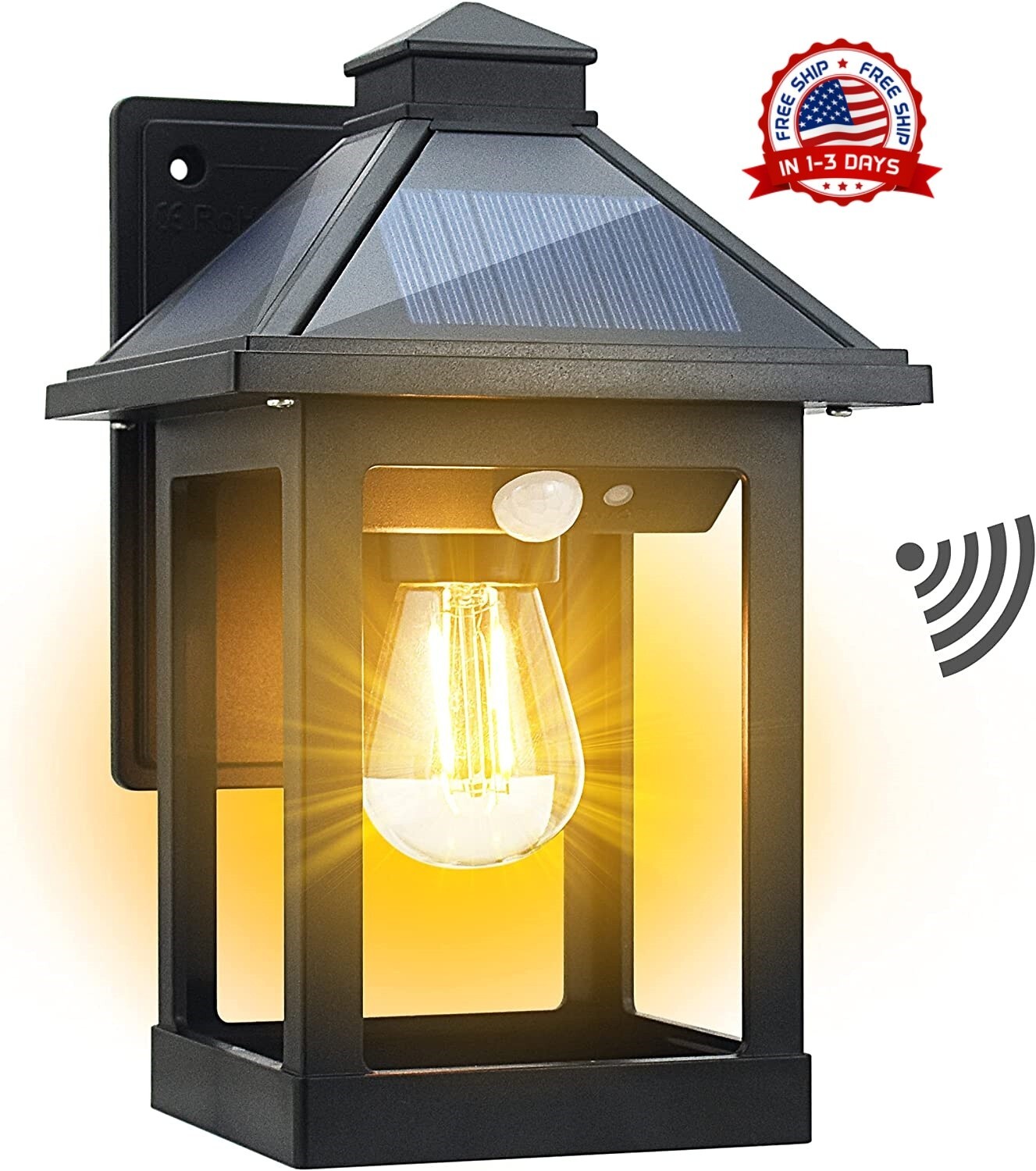Lamparas Solar Luces Solares Para Exteriores Inalambricas LED Luz De Pared 2023