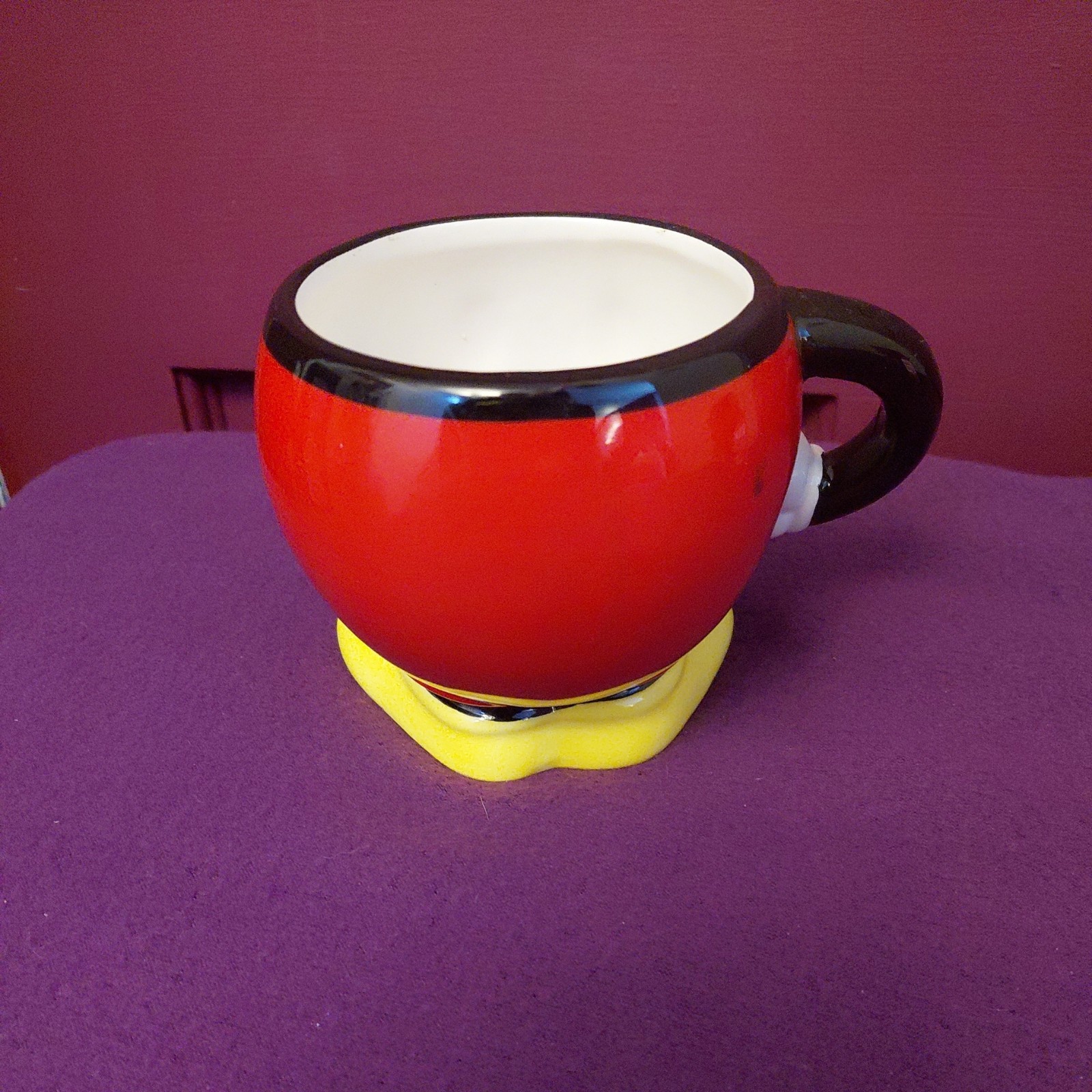 Mickey Mouse Bottom Pants Legs 3D Coffee Mug Cup Authentic Original Disney Park