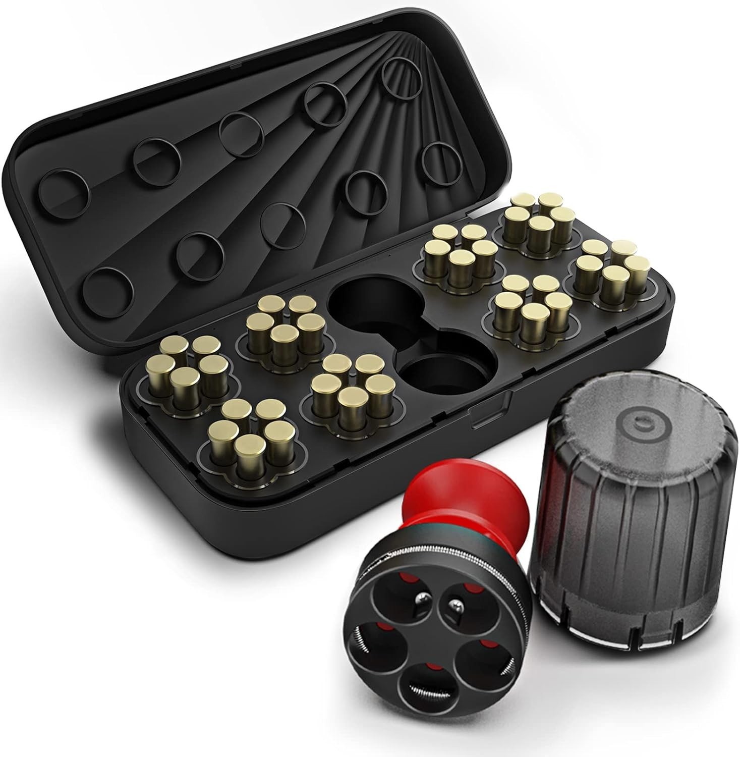 5 Shot Revolver Speed Loader for .38 Special/.357 Magnum.Fits S&W 36,37,38,40,42