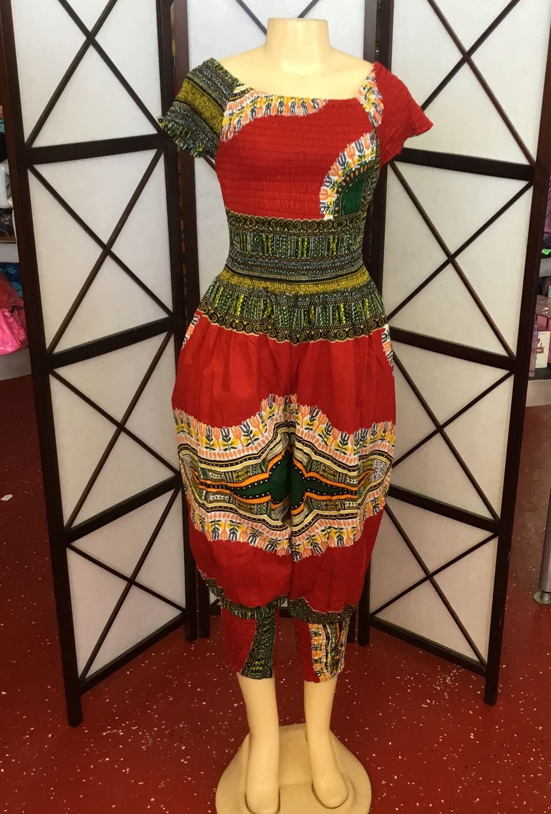 Dashiki Jumpsuit