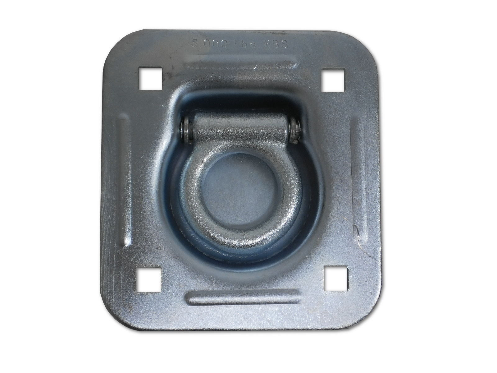 1/2" Thick Recessed Stainless Steel 5000# D Ring Trailer Car Truck