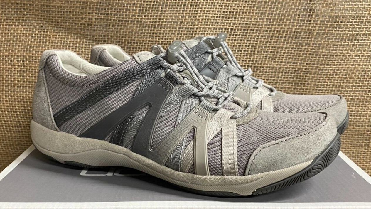 NIB Dansko 4852-941094 Women's Henriette Suede Grey Casual Shoes