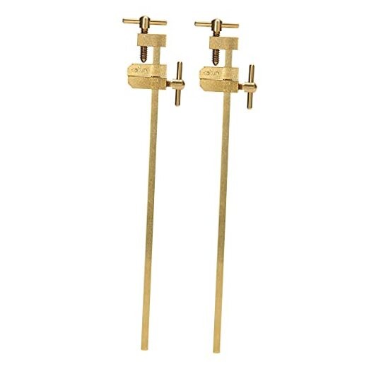 Bar Clamps for Woodworking 6" HATAGANE Japanese Wood Clamps, Metal Gold 155mm