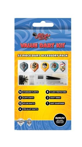 Shot Darts 52 Piece High Quality Value Dart Kit