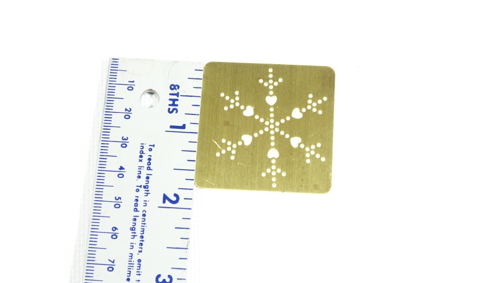 Snow Flake A.T. Brown 2003 PC-016 - Embossing & Stenciling