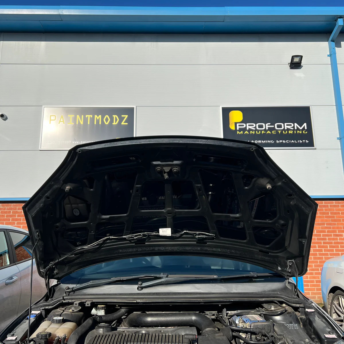 Mk2 (Pre-Facelift) Focus Under Bonnet Panels - Gloss Black