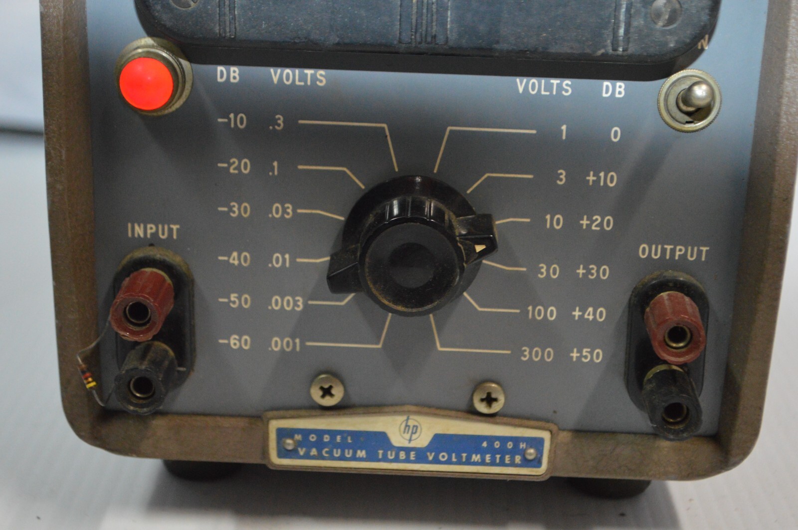 Hewlett Packard model 1051 vacuum tube voltmeter