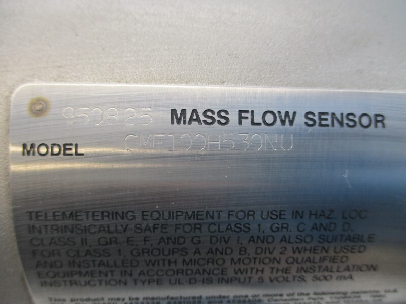 MICRO MOTION CMF100H530NU 5V 275PSI NSNP