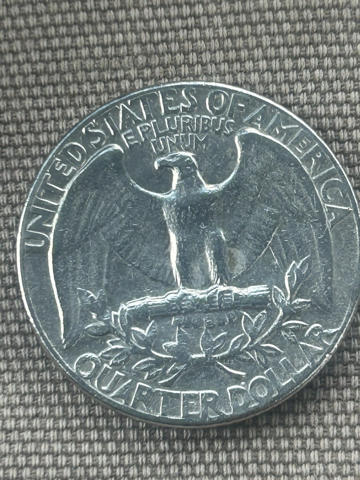 1974 Washington Quarter No Mint Mark With Errors “In Cod We Trust”