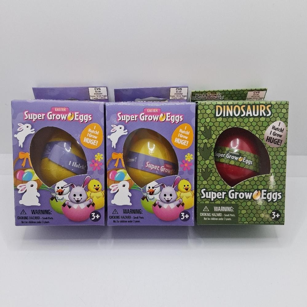 LOT of Super Grow Eggs Easter & Dinosaur