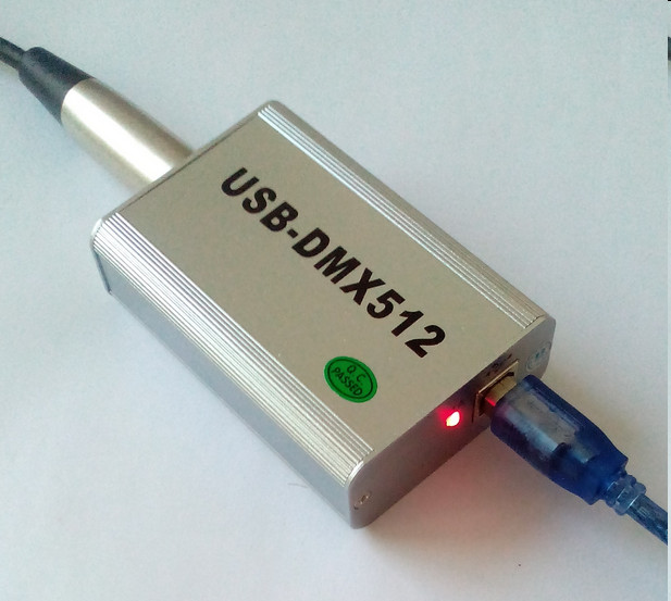 NEW USB-DMX512 Stage Light controller FreeStyler 3D simulation 512CH High Speed-