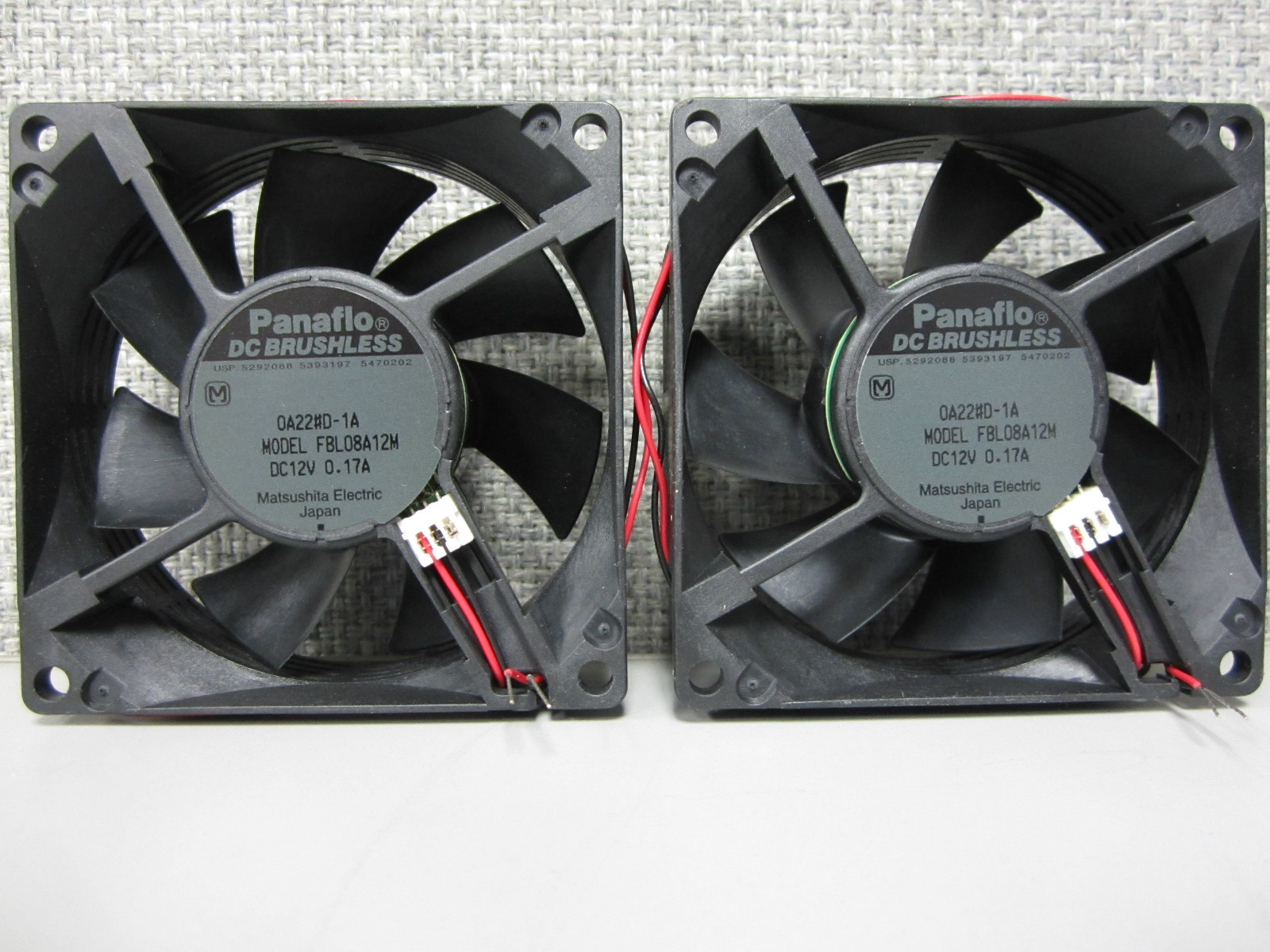 Panaflo FBL08A12M DC12V 0.17A DC Brushless Lot of 2
