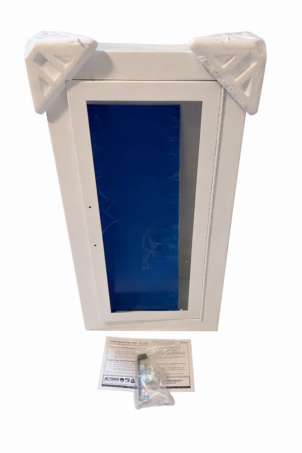 JL Industries C1013F10 Surface Mount Fire Extinguisher Cabinet White Dent