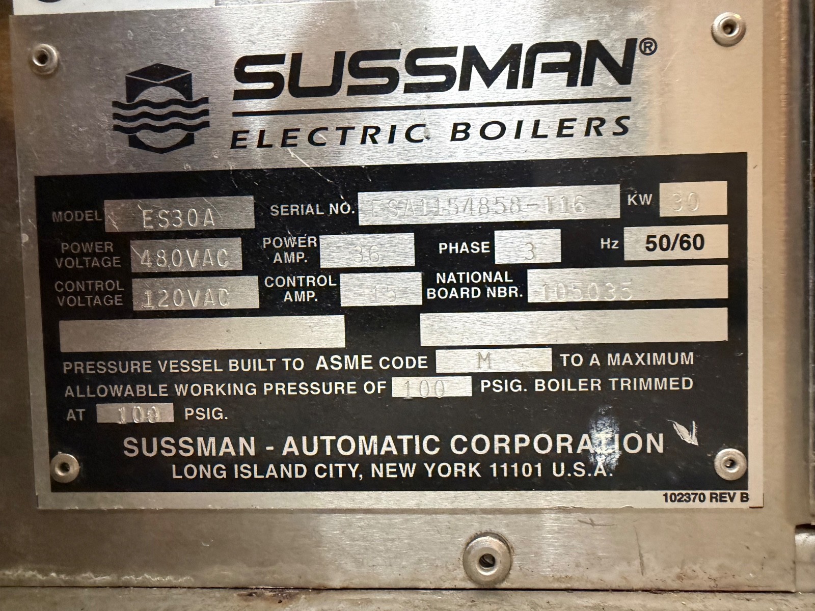 Tuttnauer Autoclave L559_1R-EP, Model Year 2017