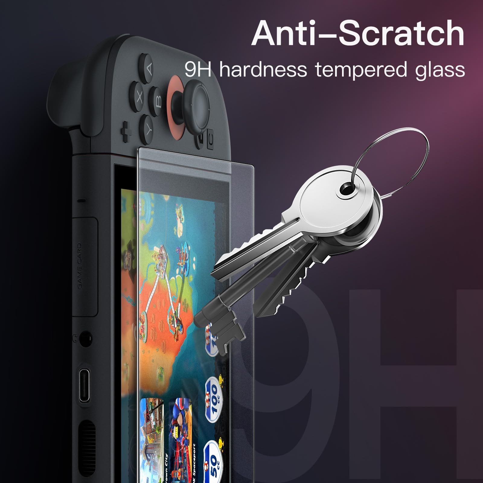 JETech Matte Screen Protector for Nintendo Switch 2 2025, Anti-Glare, 2-Pack