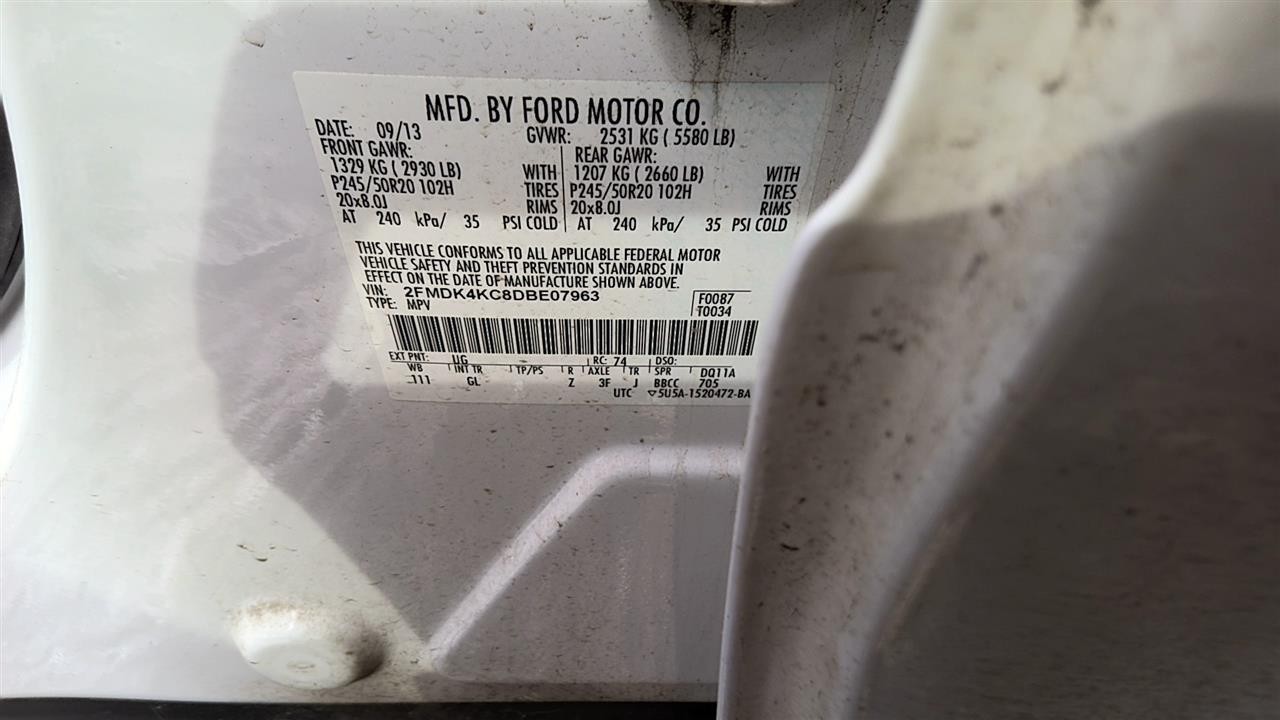 Used Front Right Steering Knuckle fits: 2013 Ford Edge knuckle Front Right Grade