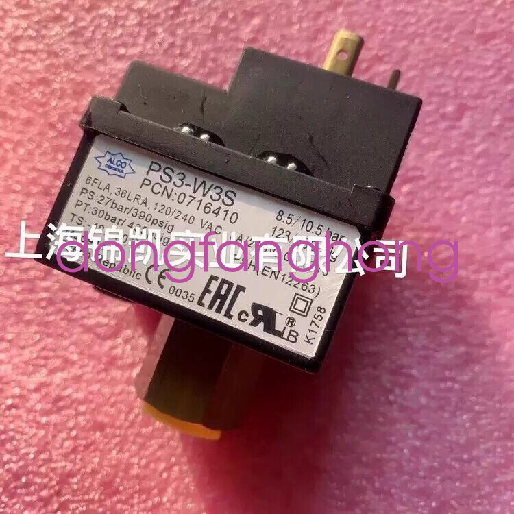 1pcs NEW ALCO PS3-W3S 8.5/10.5bar pressure switch controller DHL or FedEX or UPS