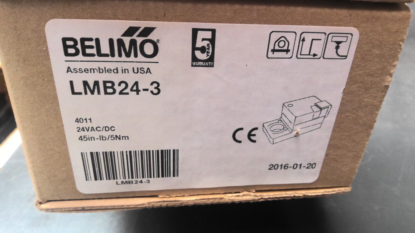 BELIMO DAMPER ACTUATOR LBM24-3