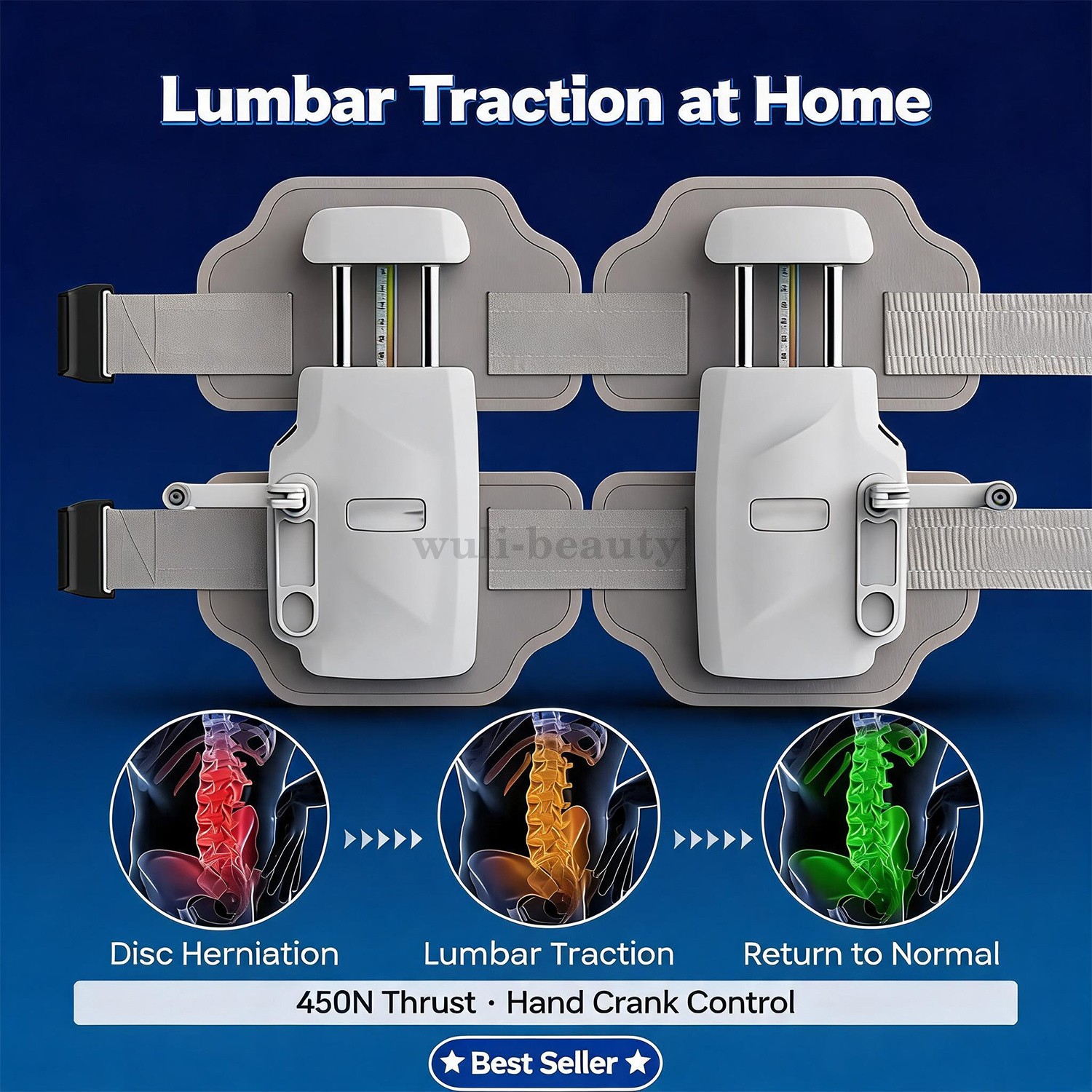 Lumbar Traction Device,Spinal Decompression Devices，lumbar decompression belt