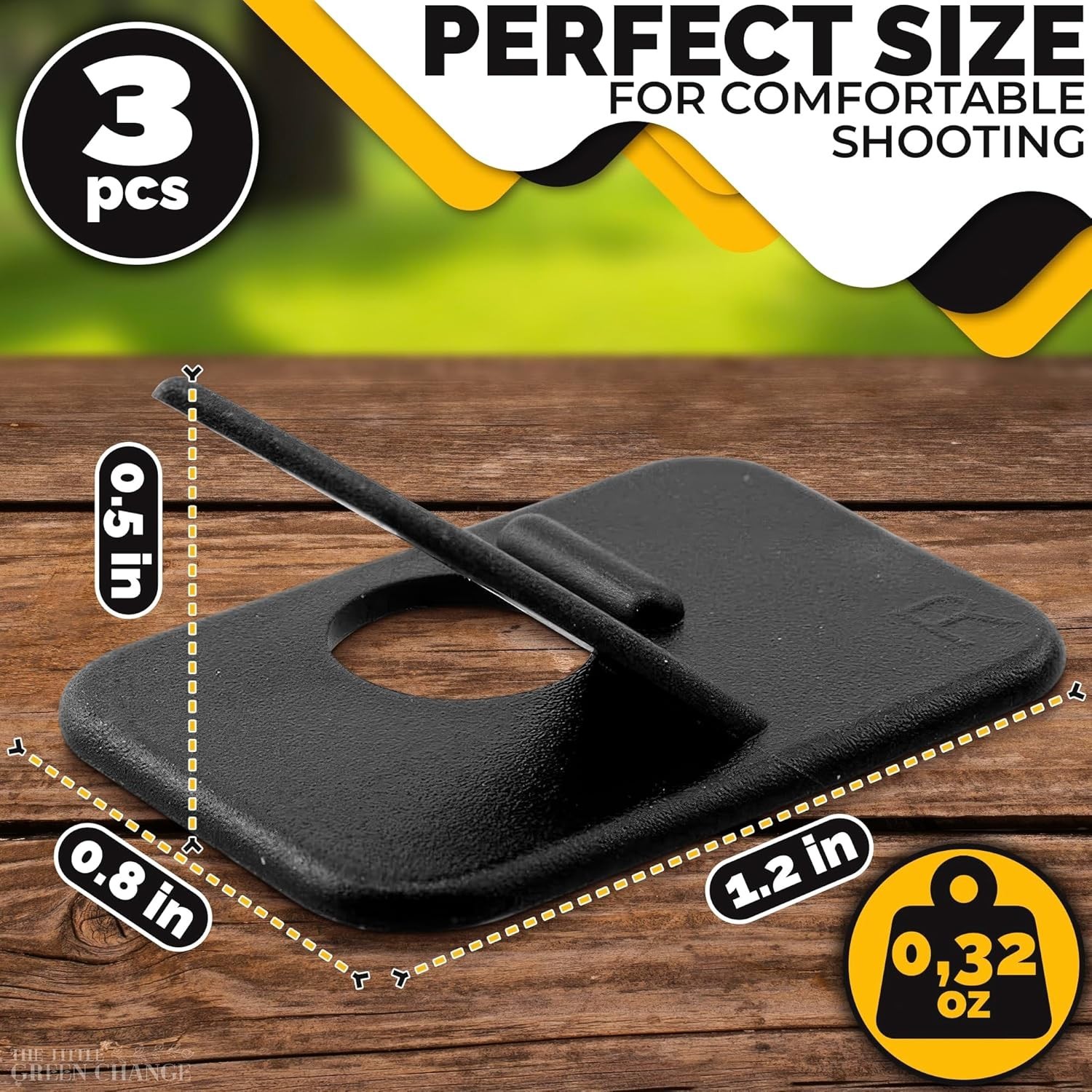 Right-Hand Recurve Bow Arrow Rest - 6 Durable Self-Adhesive Rests for Precision
