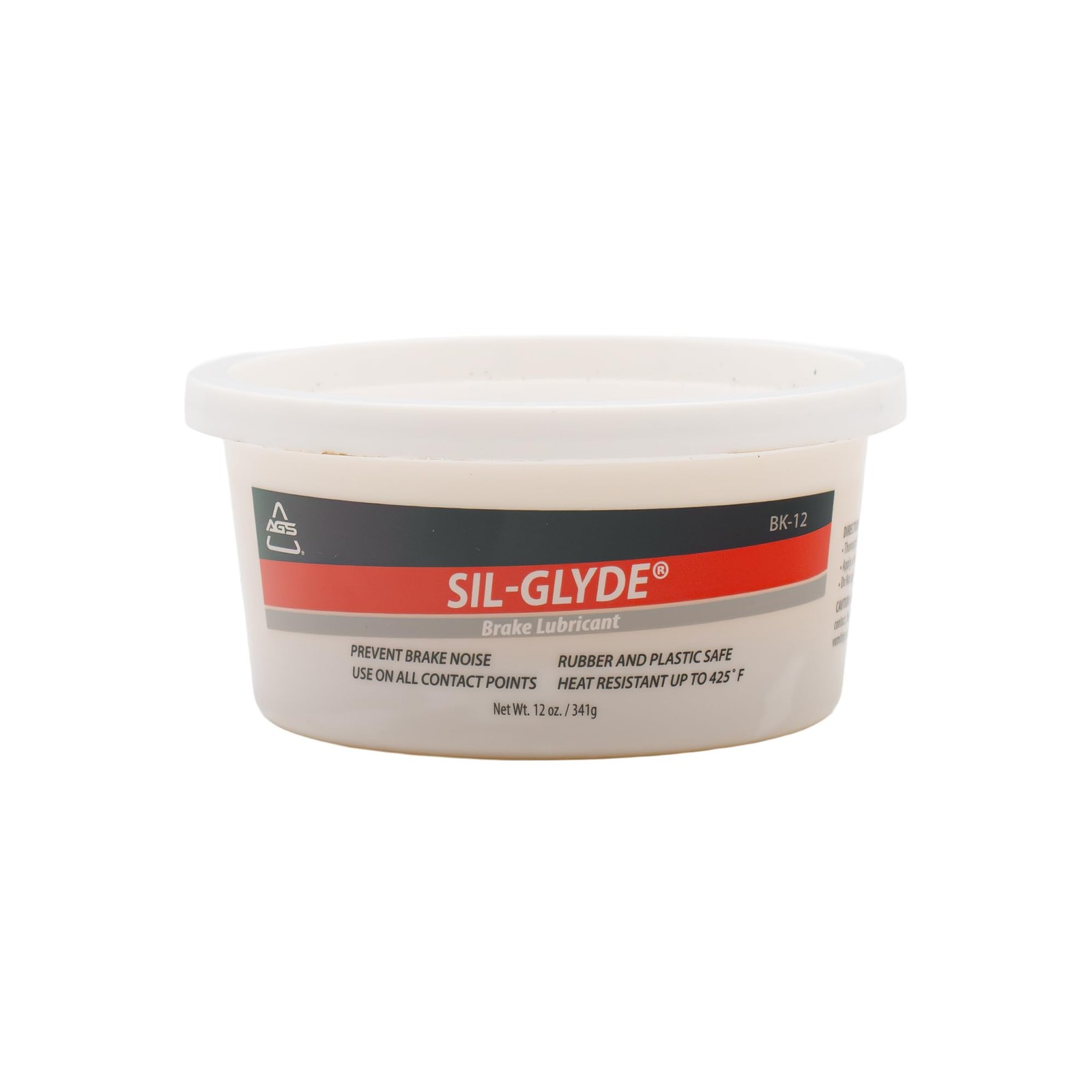 AGS Automotive Solutions SIL-Glyde 12 oz Tub Silicone 12oz, Company BK12