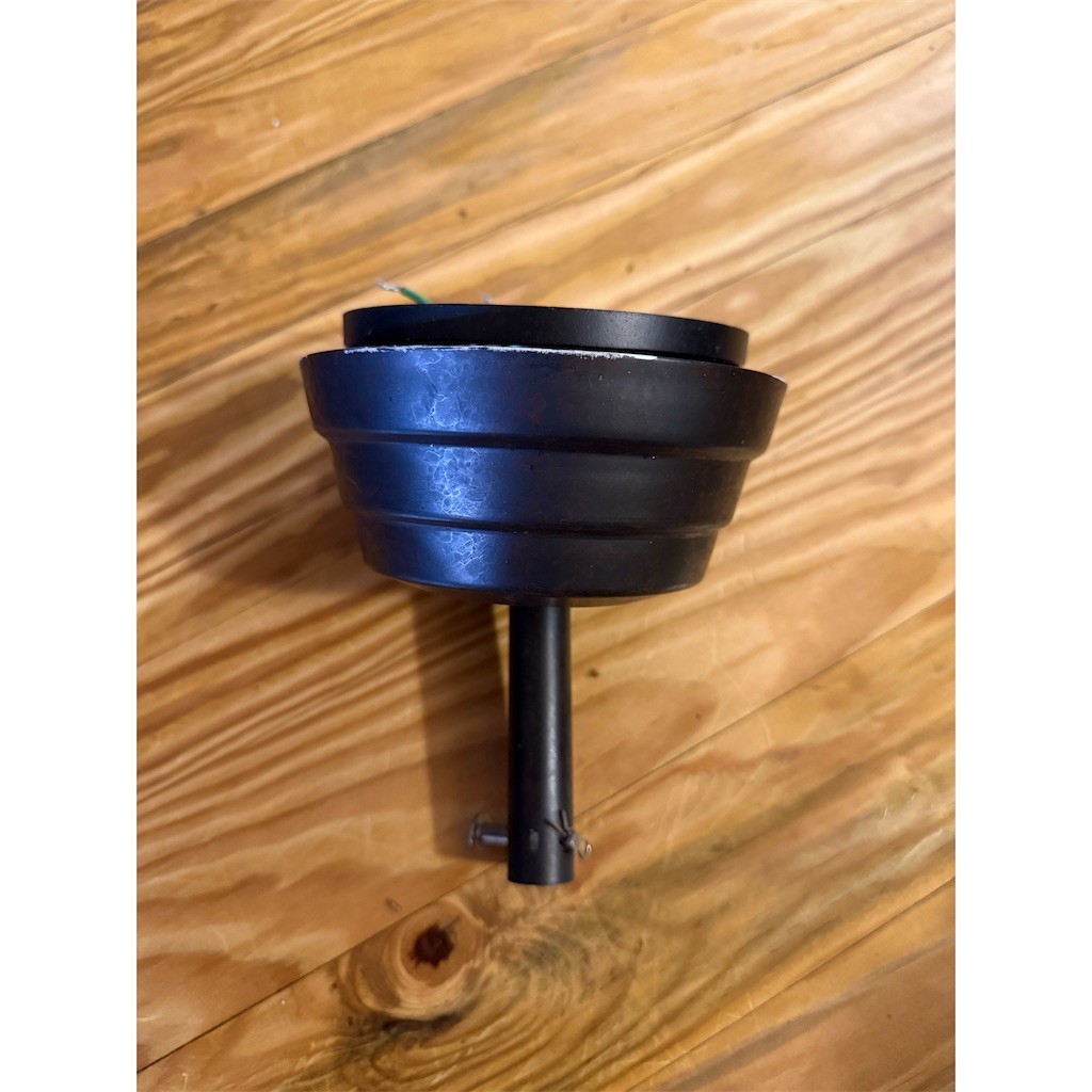Fanimation Sloped Ceiling Canopy Adapter Kit Matte Black Ceiling Fan