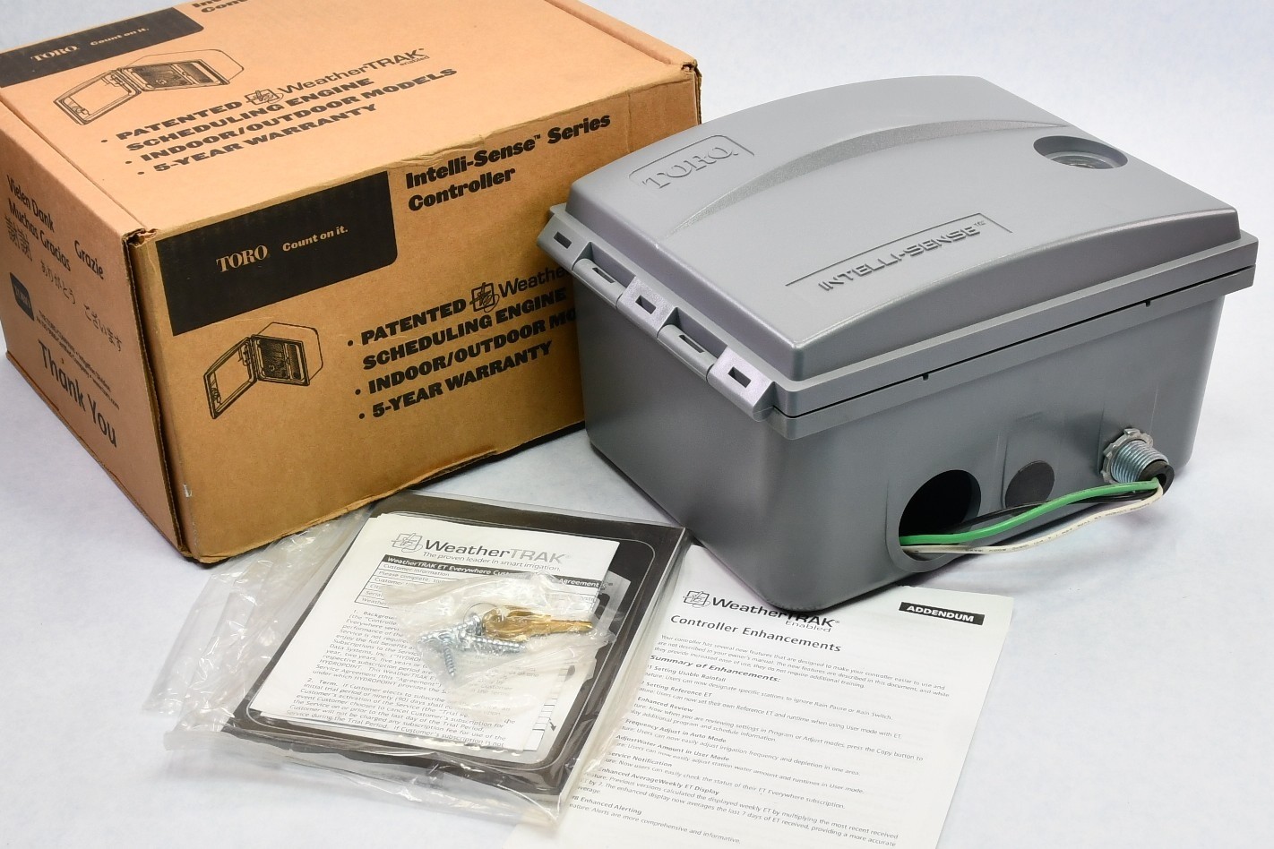 Toro TIS-06-OD Intelli-Sense 6-Station Controller WeatherTRAK Indoor/Outdoor