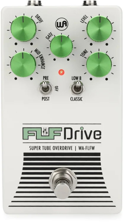 Warm Audio Fluff Drive Overdrive Pedal - White, Sweetwater Exclusive