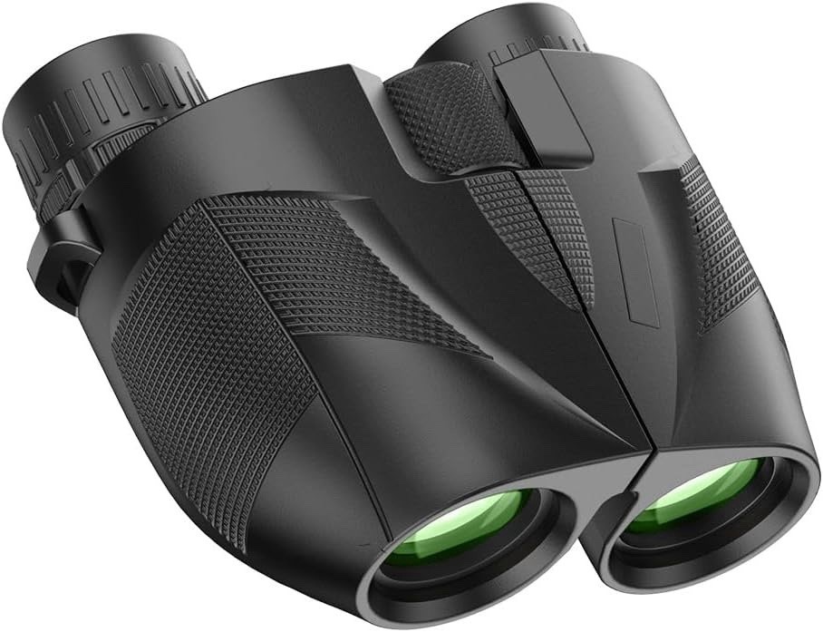 12x25 Compact Binoculars, Waterproof, Coated FMC Lens, Birding Hiking Camping