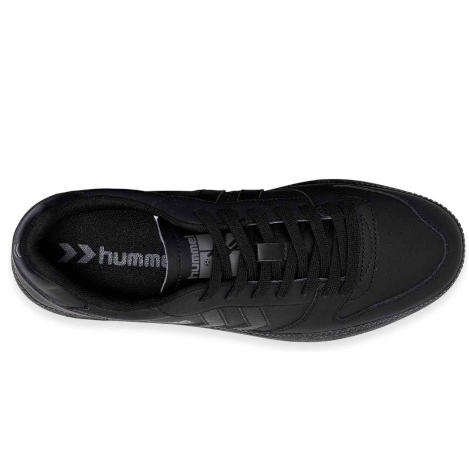 HUMMEL SHOES HANDBALL PERFEKT SN ALL BLACK 42-47 NEW70€ samba liga gk landin low