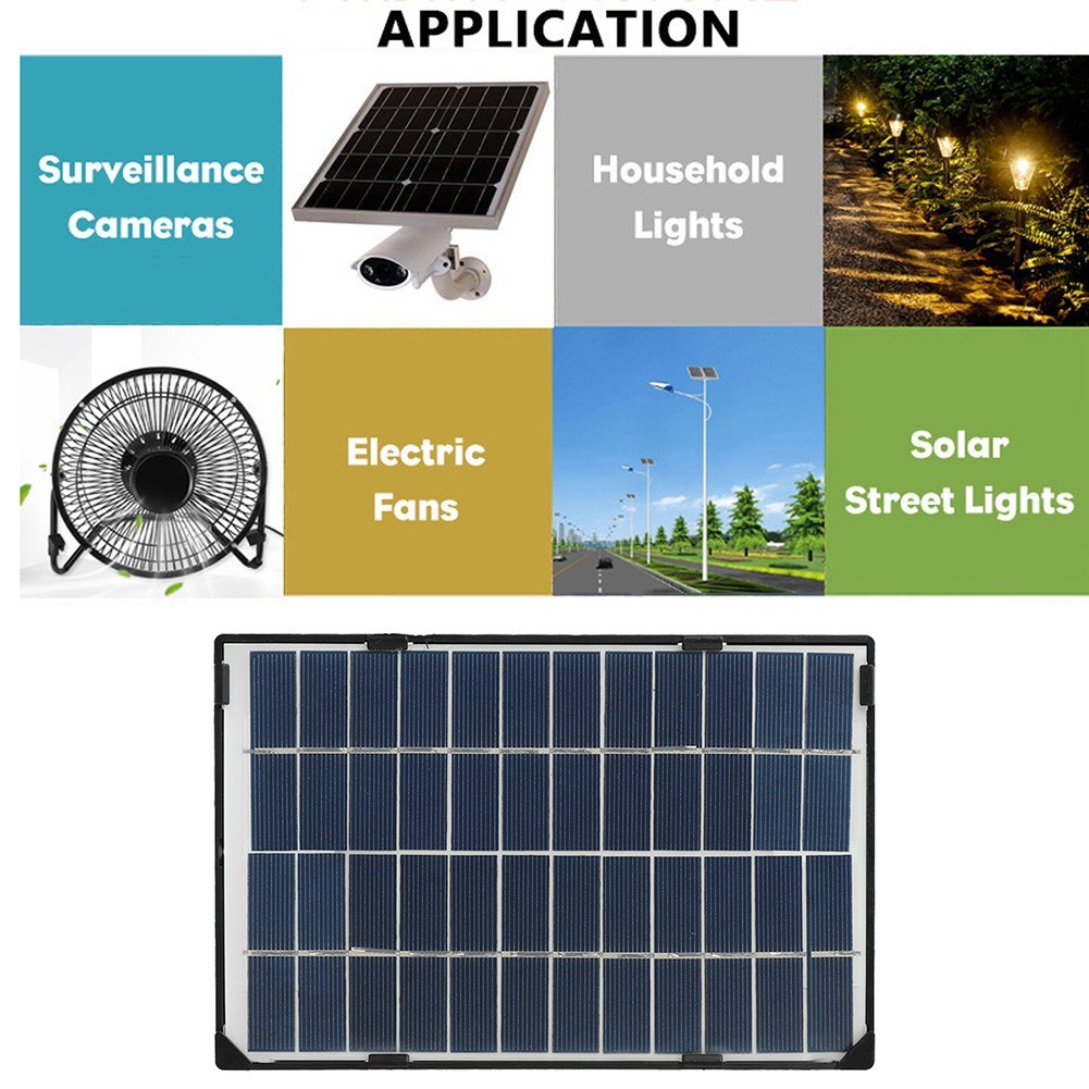 Reliable 15W Solar Panel Compatible with Water Pumps and Lighting Systems