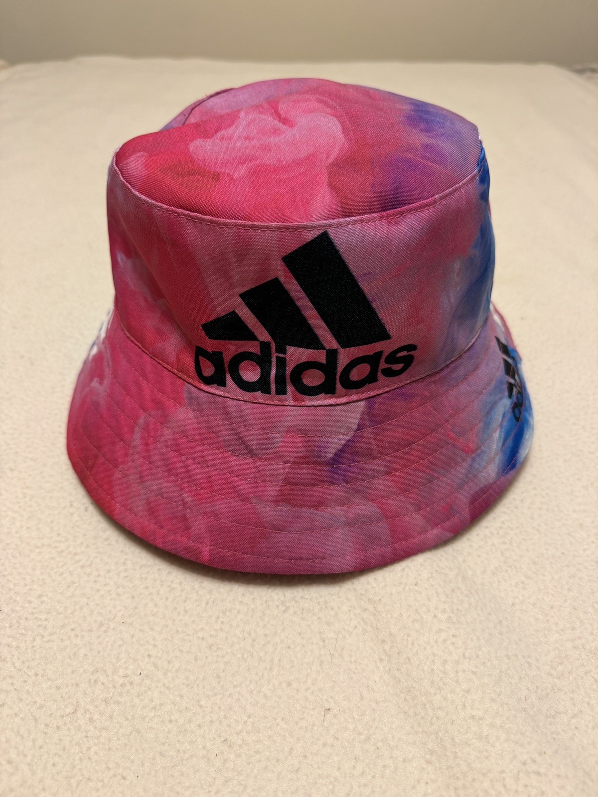Adidas Pink Tie Dye Bucket Style Hat.