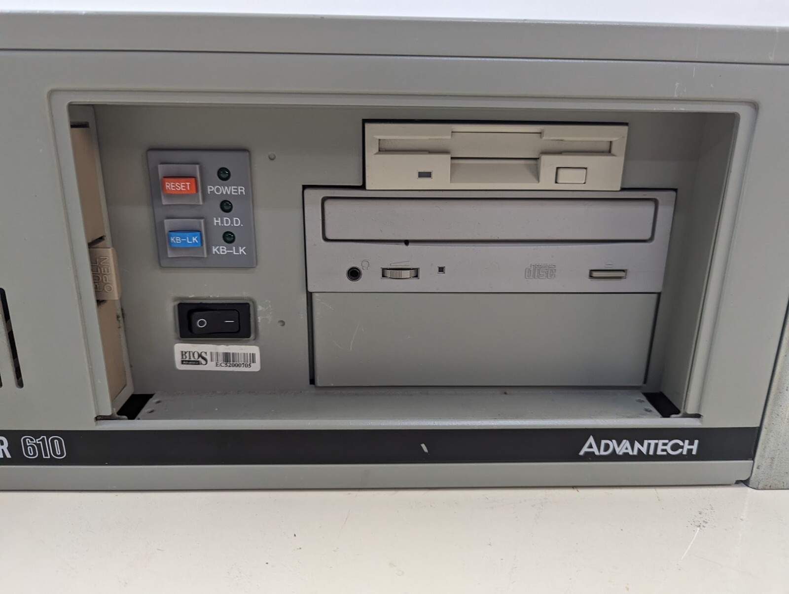 DEK Infinity PC Enclosure IPC-610BARE-E Advantech Industrial Computer 610