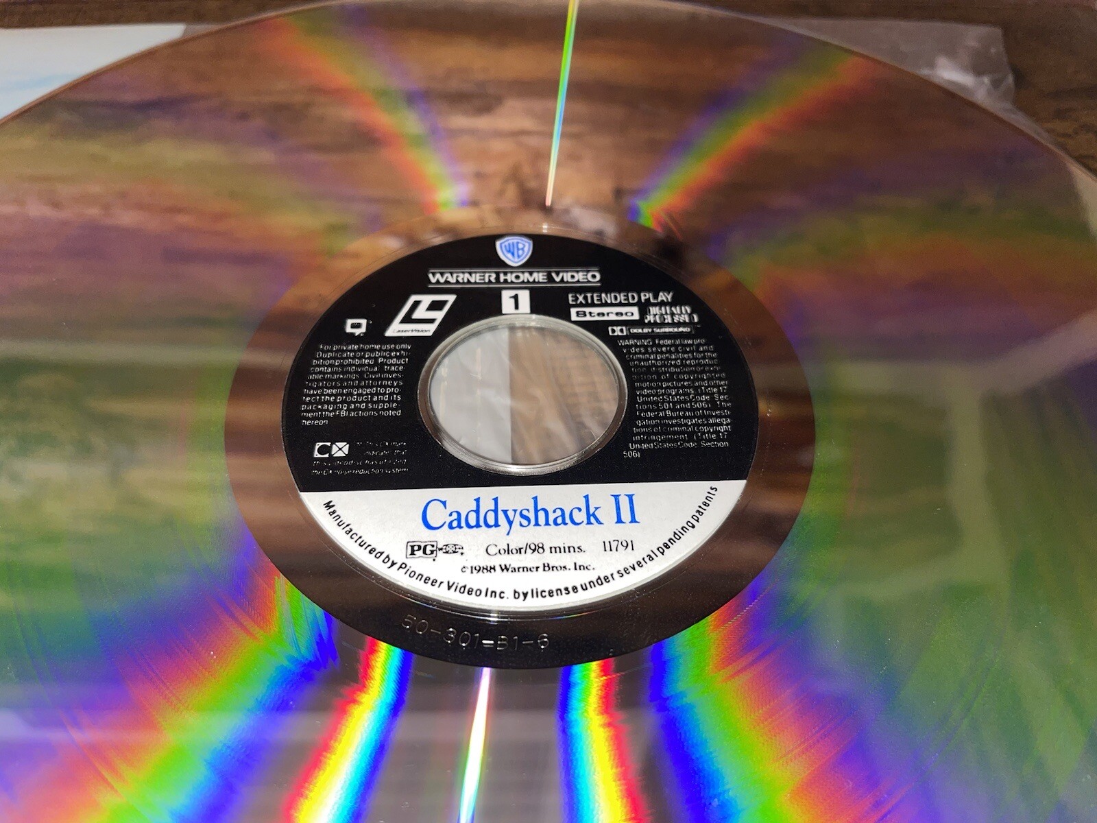 Caddyshack II - Laserdisc - Chevy Chase Caddyshack 2