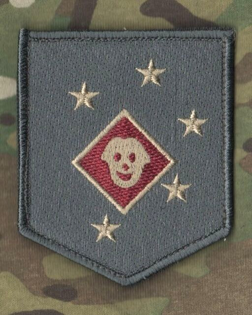USMC MARFORCOM JOINT TASK FORCE RECON vêlkrö PATCH: PARAMARINE RAIDERS (CAMO)