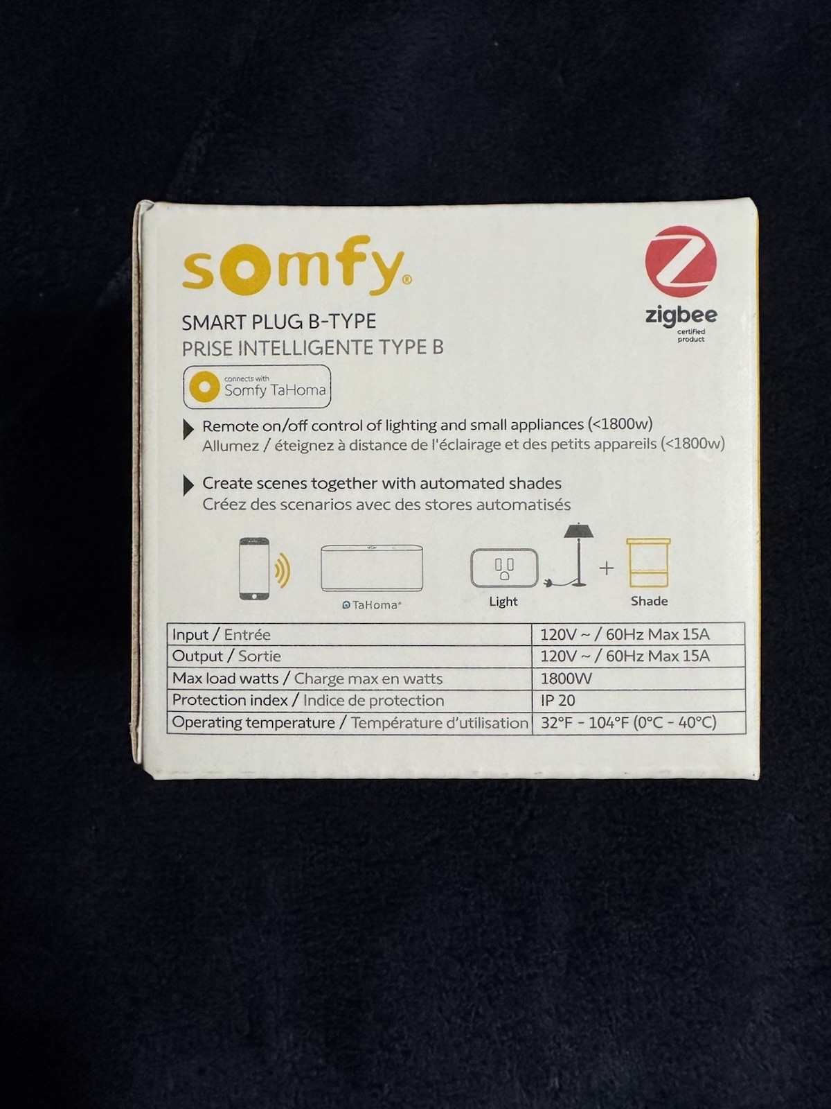 Somfy Smart Plug Zigbee