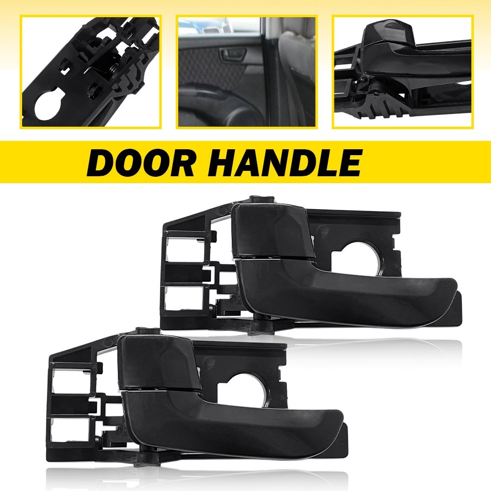 Pair For 05-10 Kia Sportage EX LX Front+Rear Driver Door Handle Assembly Inside.
