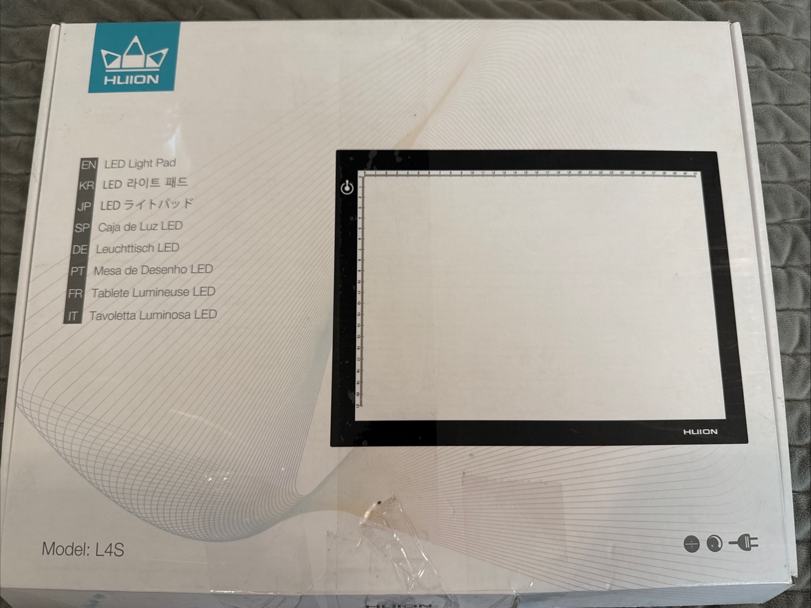 HUION L4S LED Light Box A4 Ultra-Thin USB Powered Adjustable L4S,