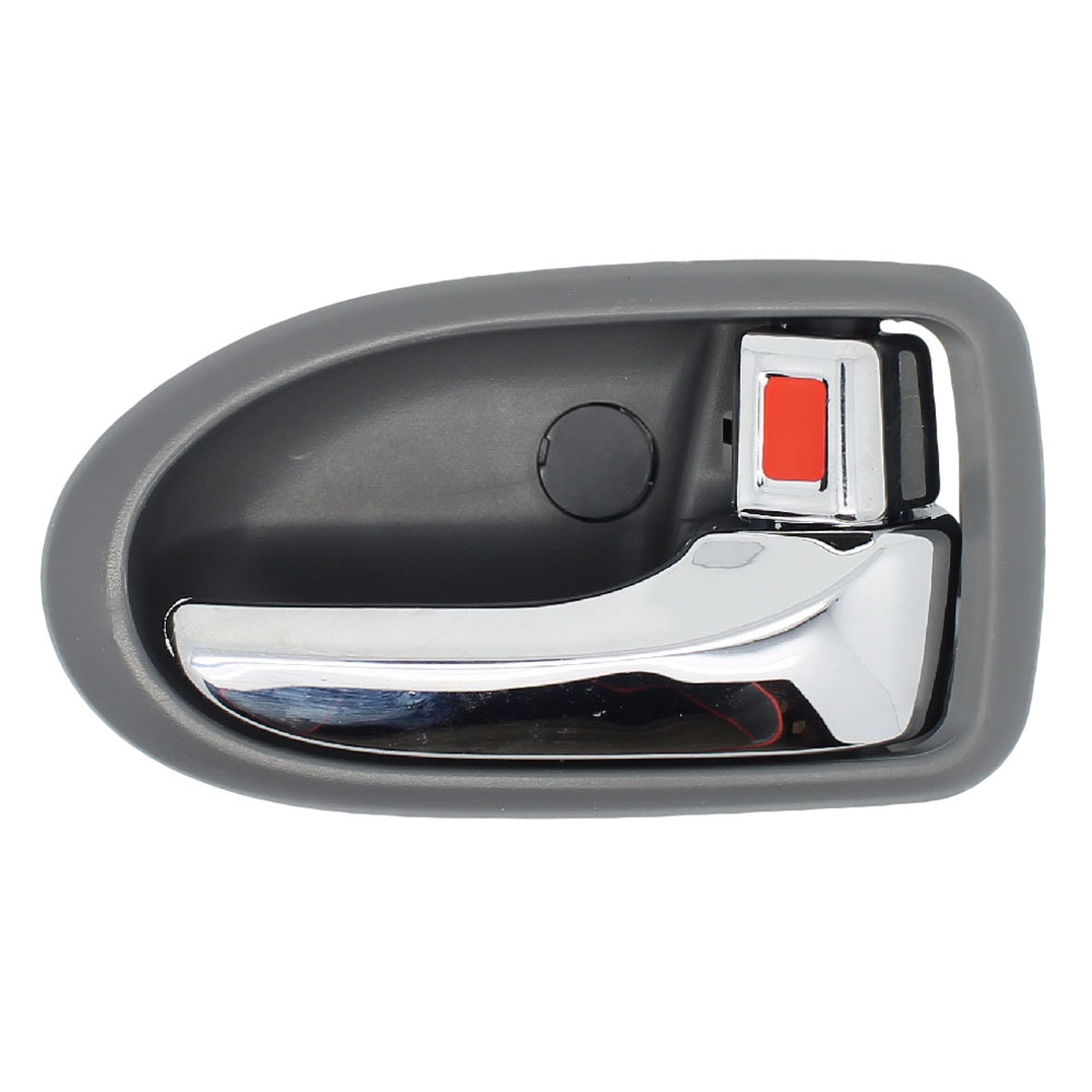 For Mazda MPV 00-06 Inside Door Handle-Right Front or Rear-Gray w/ Chrome Lever
