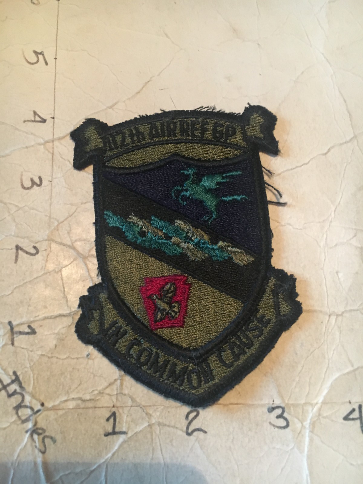 USAF 112th Air Refueling Group Squadron subdued patch 9/15/25