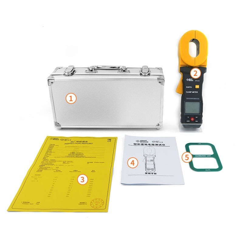 ST4100 500ohms Earth Clamp Meter High Precision Grounding Resistance Tester ot25