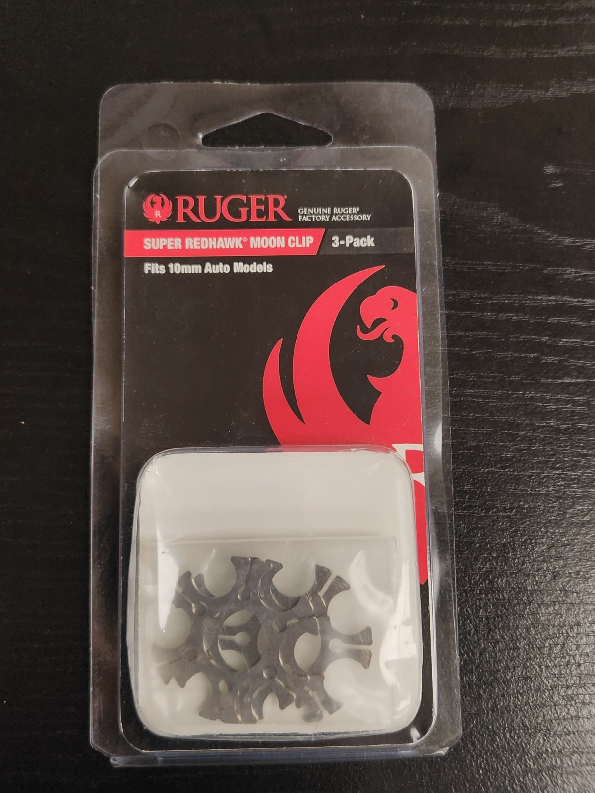 Ruger Moon Clips For Super Redhawk 10mm Revolver 3-Pack  90515